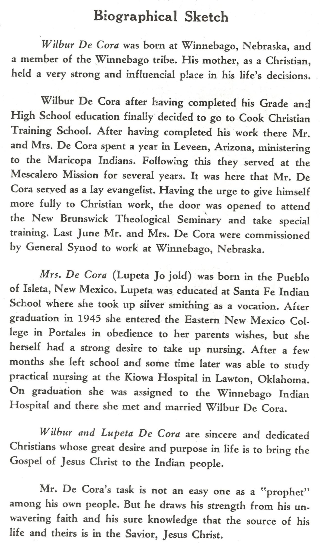 October 24, 1958: DeCora installation (4)